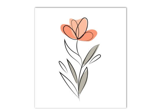 Bringing Your Projects to Life with Floral Liner Flat Illustration