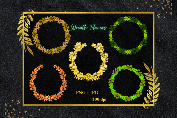 Elevate Your Creative Projects with a Floral Wreath Frame