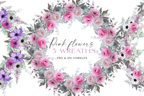 Spring Floral Wreaths PNG: Versatile Digital Art for Your Creative Projects
