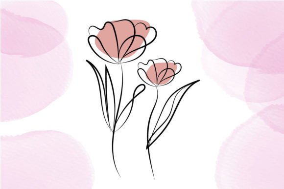 The Allure of Floral Liner Art and Continuous Line Illustration