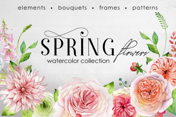The Artful Fusion: Breathing Life into Design with Watercolor Florals