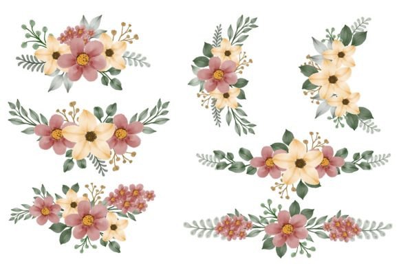 The Artistic Powerhouse: Unpacking the Set of Orange and Yellow Floral Frame & Illustration