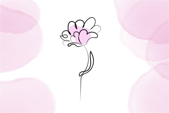 The Beauty of Single Line Floral Illustration Art