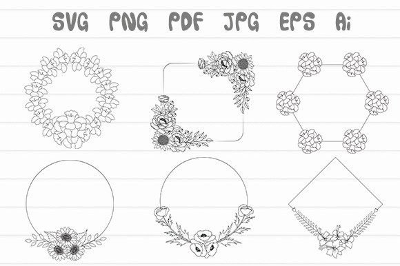 The Boho Flowers Frame: Your Versatile Toolkit for Creative Projects