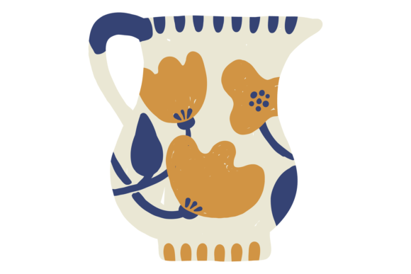 The Cute Ceramic Pitcher: A Guide to Floral Ornament Design