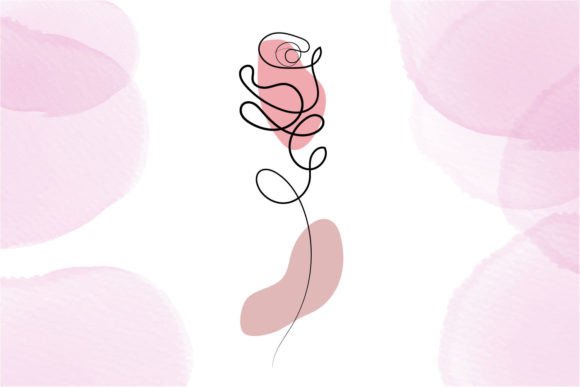 The Enduring Power of Rose Floral Liner Art Design