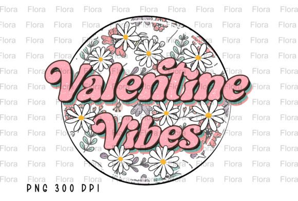 Unlocking Creativity with Valentine Vibes Floral Flower Retro PNG Designs