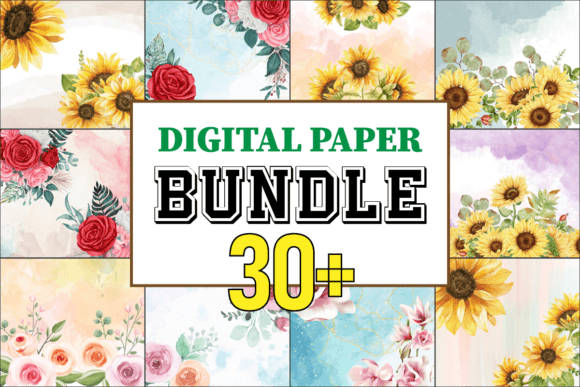 Watercolor Floral Sublimation Set for Digital Creativity